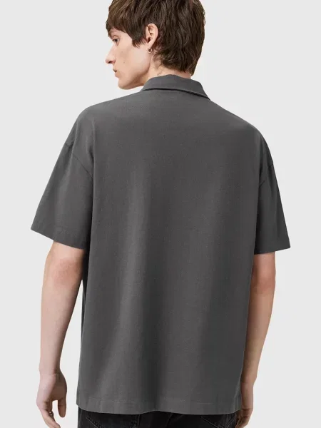 AllSaints polo XANDER szara