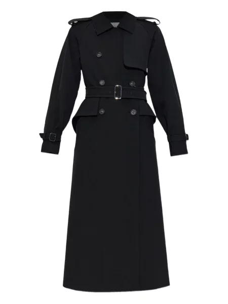 Cu peplum trenci Max Mara negru