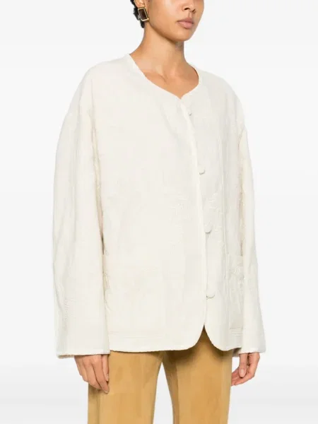 Geacă Forte_forte cu broderie alb