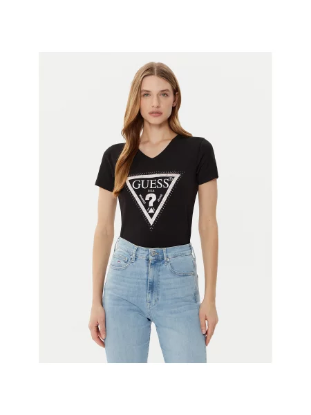 Guess Футболка Regular Fit чорний