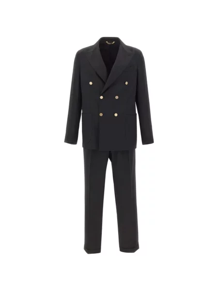 Costum Briglia 1949 cu două rânduri de nasturi negru