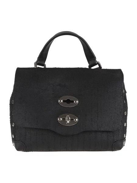 Torebka skórzana Zanellato skórzana czarna