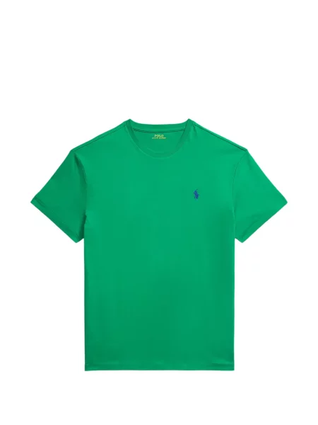 Tricou polo Polo Ralph Lauren cu autograf cu 5 buzunare în carouri gri