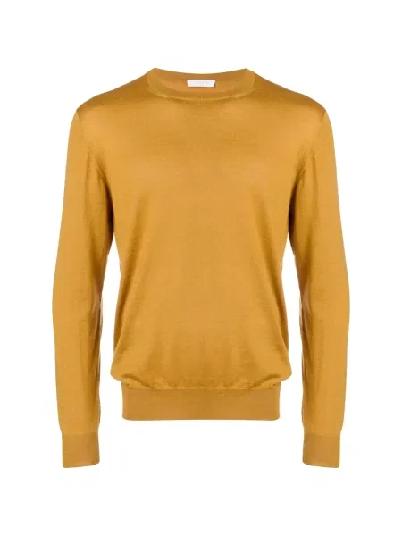Pulover Cruciani cu decolteu rotund galben