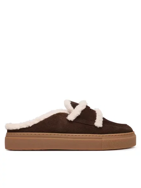 Inuikii Papucs Mule Wool barna