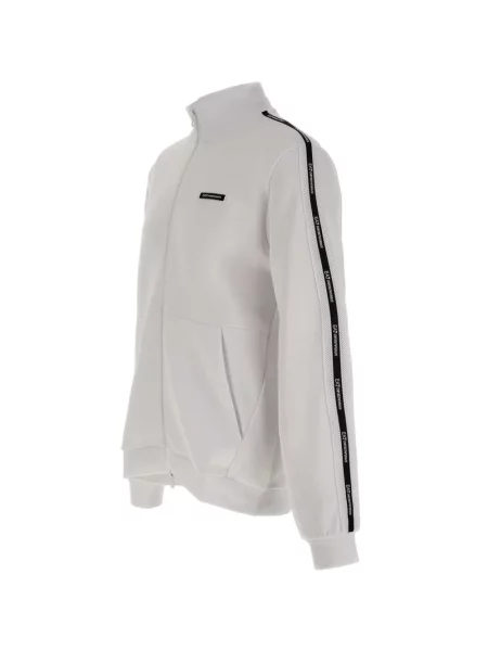 Hanorac Ea7 Emporio Armani cu autograf alb