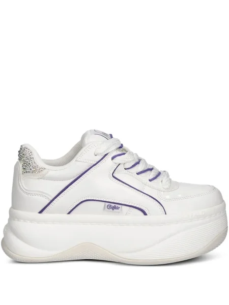 Маратонки Buffalo на платформе бяло