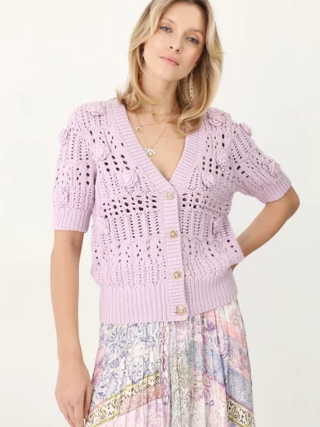 Жилетка Medicine лилаво от топла материя виолетово