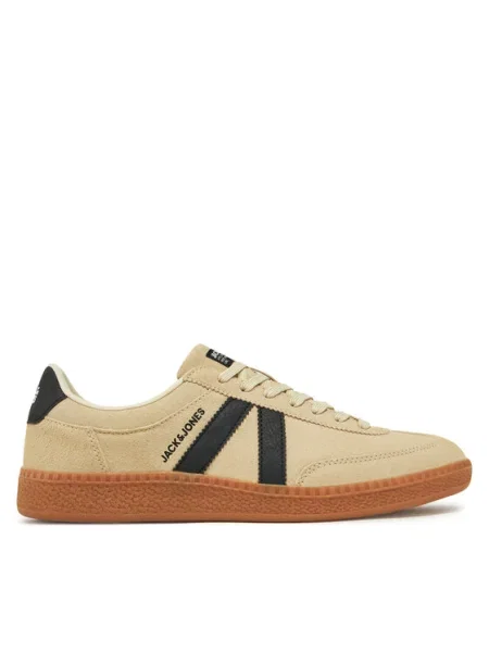 JACK & JONES Rövid szárú sportcipők JFWKIRK greige / fekete / fehér bézs