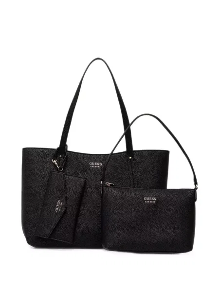 Geantă shopper Guess negru
