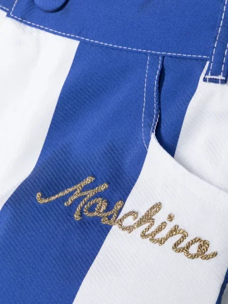 Szorty dziecięce Moschino niebieskie