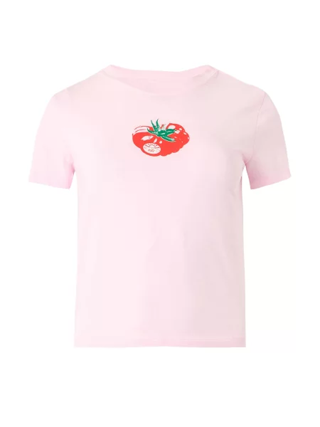 Nike Sportswear Tricou verde / roz pastel roșu