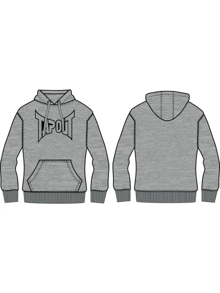 Hoodie Tapout s kapuco črna