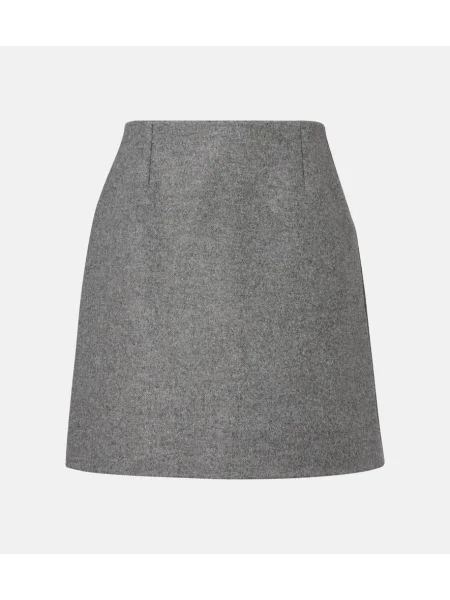 Spódnica Carolina Herrera wełniana szara