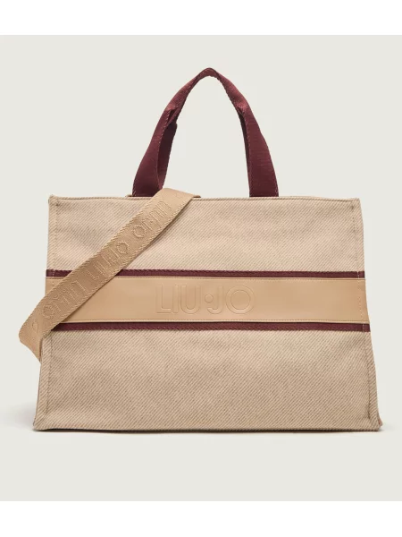 Geantă shopper Liu Jo bej