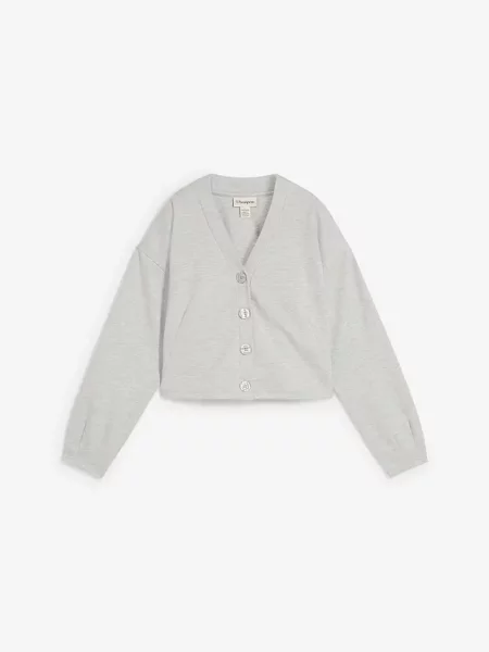 Bluza rozpinana z mieszanki szara