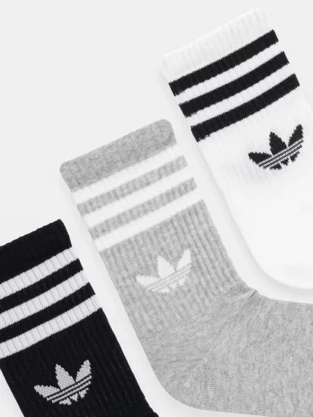 Носки Adidas Originals в полоску белые