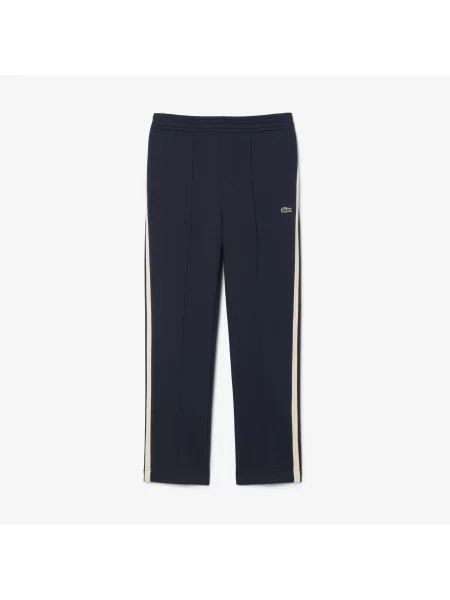 Lacoste Spodnie Dresowe Made In France granatowe