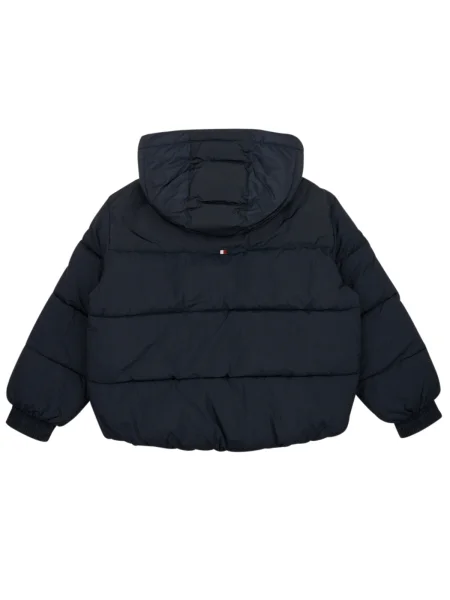 Geacă cu puf copii Tommy Hilfiger albastru