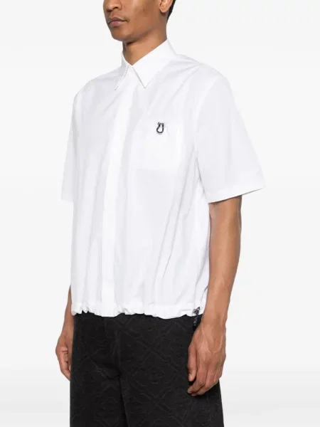 Шнур за пристягане риза Fendi с автограф бяло