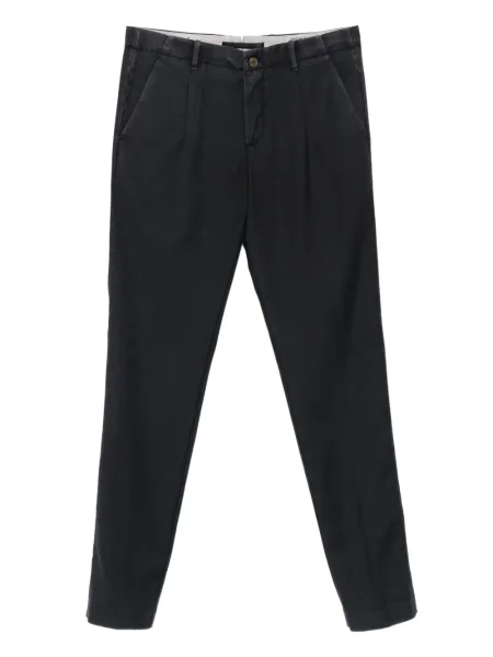 Pantaloni Myths plisate albastru