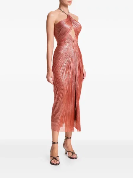 Rochie midi Maria Lucia Hohan portocaliu