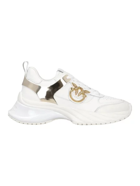 Sneakersy Pinko skórzane białe