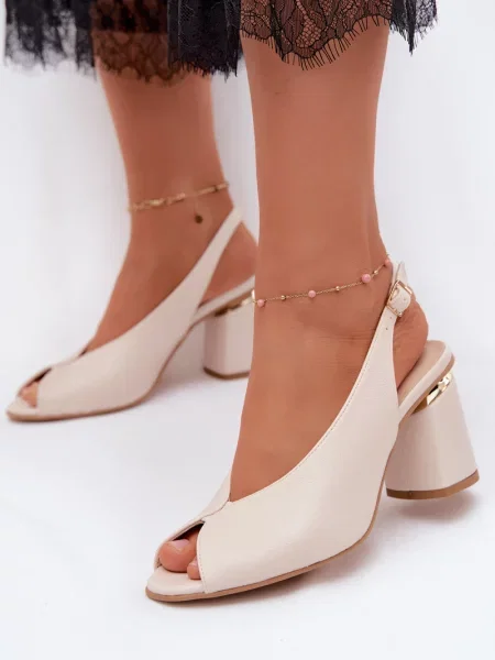 Sandale Zazoo cu toc înalt elegante