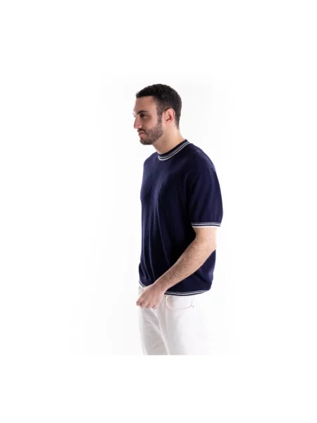 Sweter Paolo Pecora niebieski
