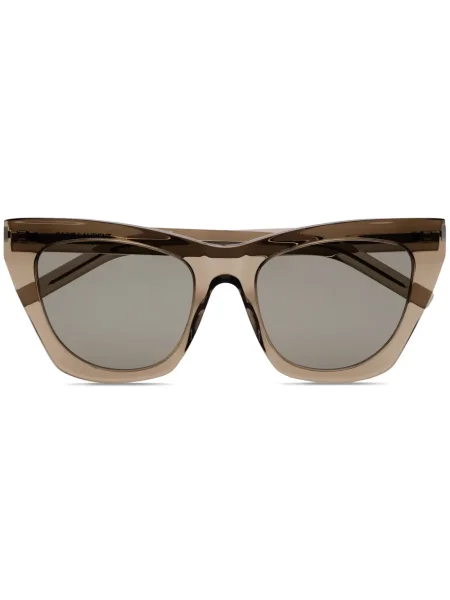 Saulės akiniai Saint Laurent Eyewear ruda