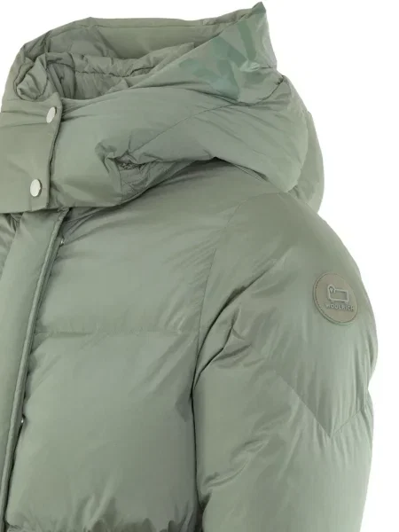 Matlasat geacă parka Woolrich verde