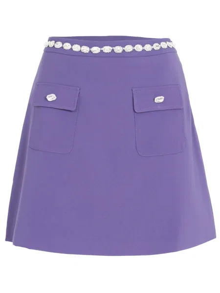 Influencer Sukňa / priehľadná fialová