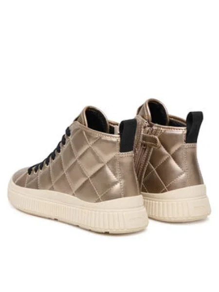 Geox Sneakersy J Laquinny D Zlatá