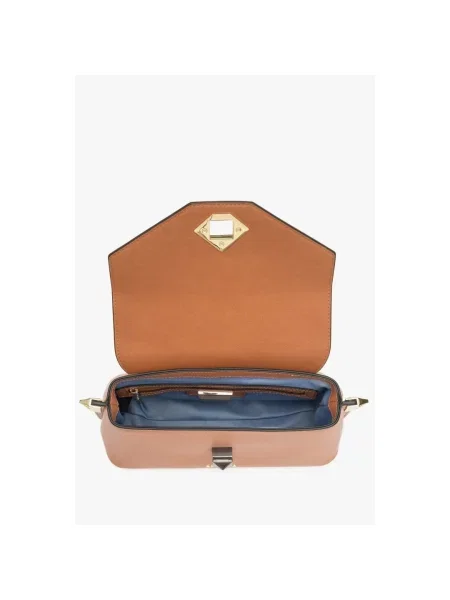 Трапеция кожаная сумка Cromia