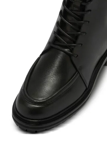 Botine Aeyde cu șireturi din dantelă negru