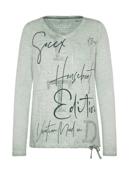 Soccx Majica Rock the Boat cijansko modra