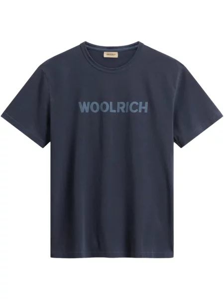 Tricou Woolrich cu imagine albastru