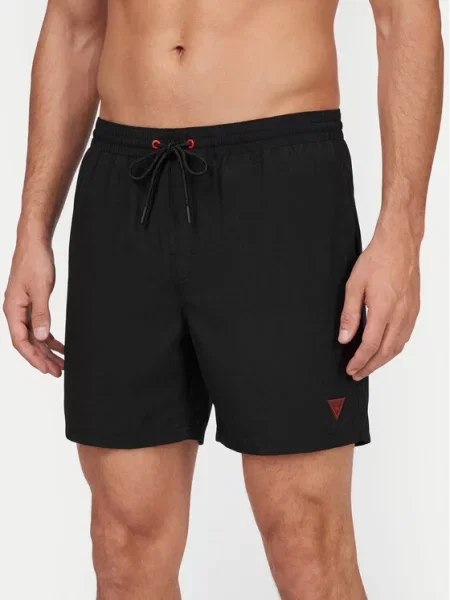 GUESS Șorturi de baie negru