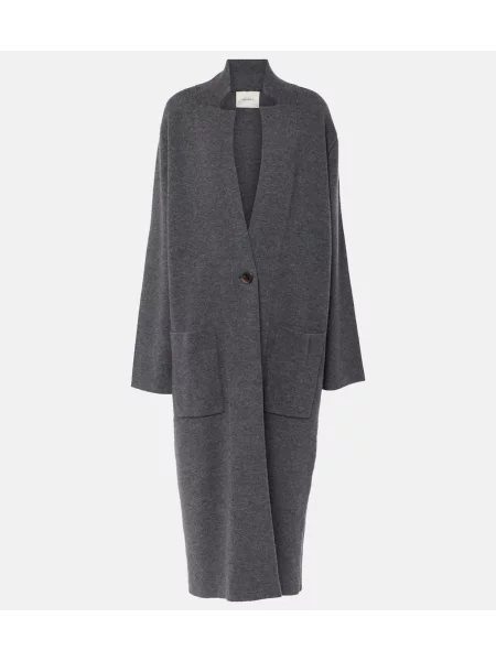 Palton Lisa Yang din cașmir gri