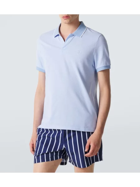 Tricou polo Vilebrequin albastru