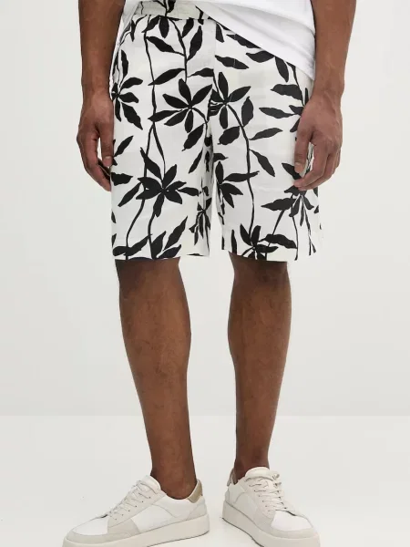 Calvin Klein pantaloni scurți din in bej