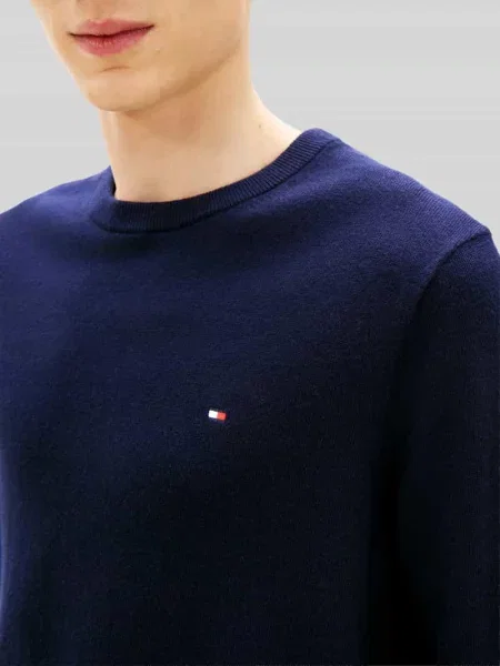 Tommy Hilfiger Sweter Granatowy niebieski