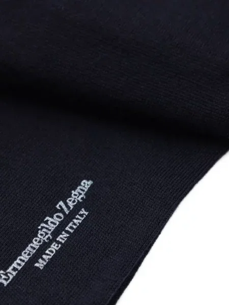 Șosete Zegna tricotate albastru