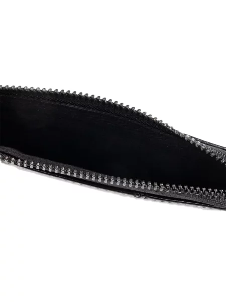 Кожено портмоне Zadig&voltaire с шипове черно