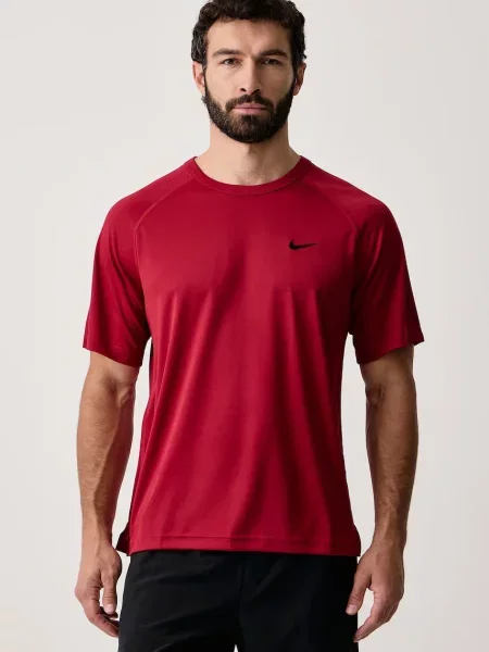 Nike T-shirt treningowy Flex Dri-FIT czerwona