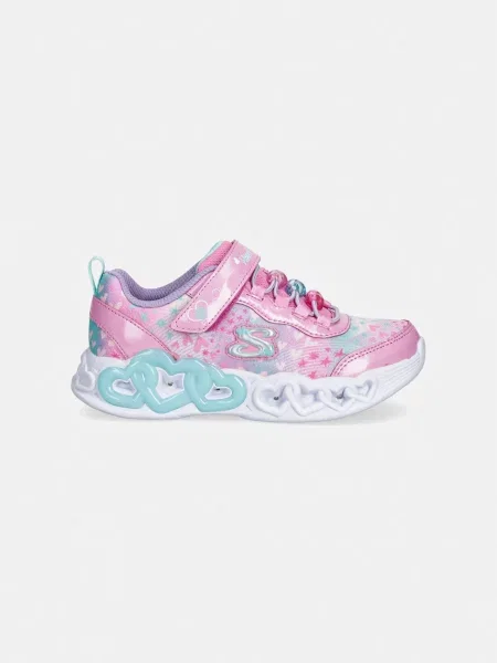 Skechers INFINITE HEART LIGHTS HEART tenisky růžové