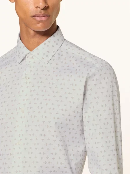 Joop! Koszula Pio Slim Fit beige biała