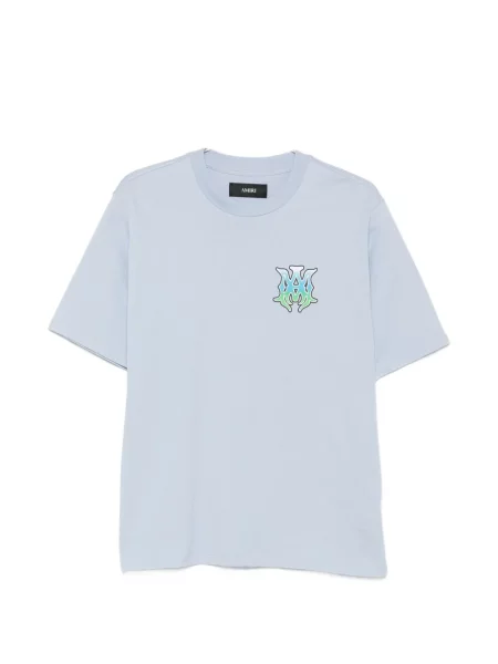 Tricou Amiri cu imagine albastru