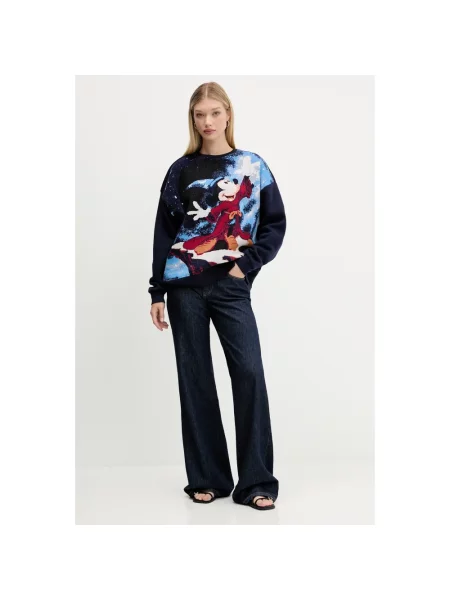 Bluza Desigual Fantasia Sweatshirt Navy L granatowa
