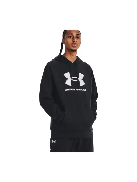 Bluza z kapturem Under Armour z kapturem z logo czarna